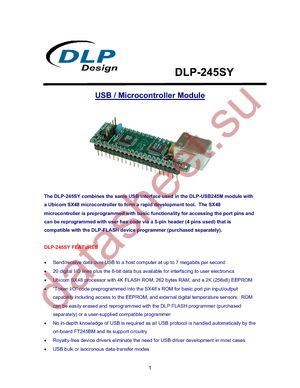 DLP-245SY datasheet  